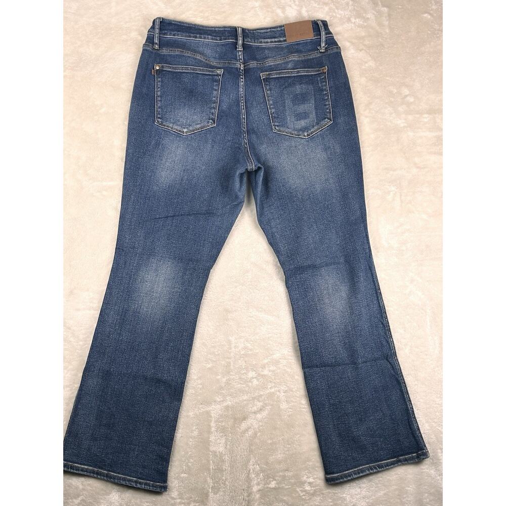 Judy Blue Jeans Womens Sz 18W Blue Boot Cut JB88148 Stretch Denim Casual Fade - Picture 2 of 9